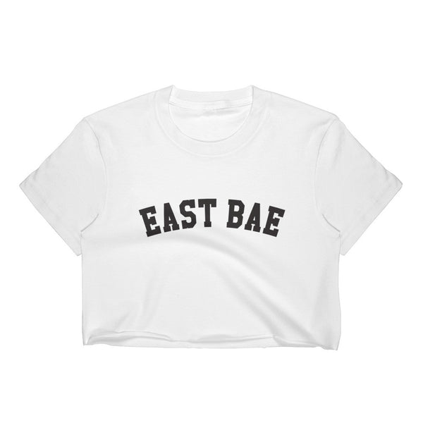 East Bae Women's Crop Top White Colorway