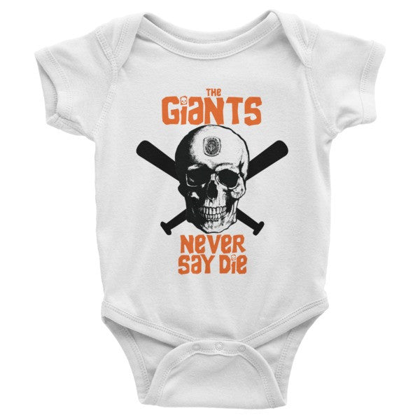 Baby Giants Never Say Die Onesie